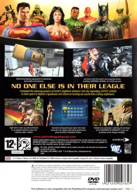 Justice League Heroes box cover back